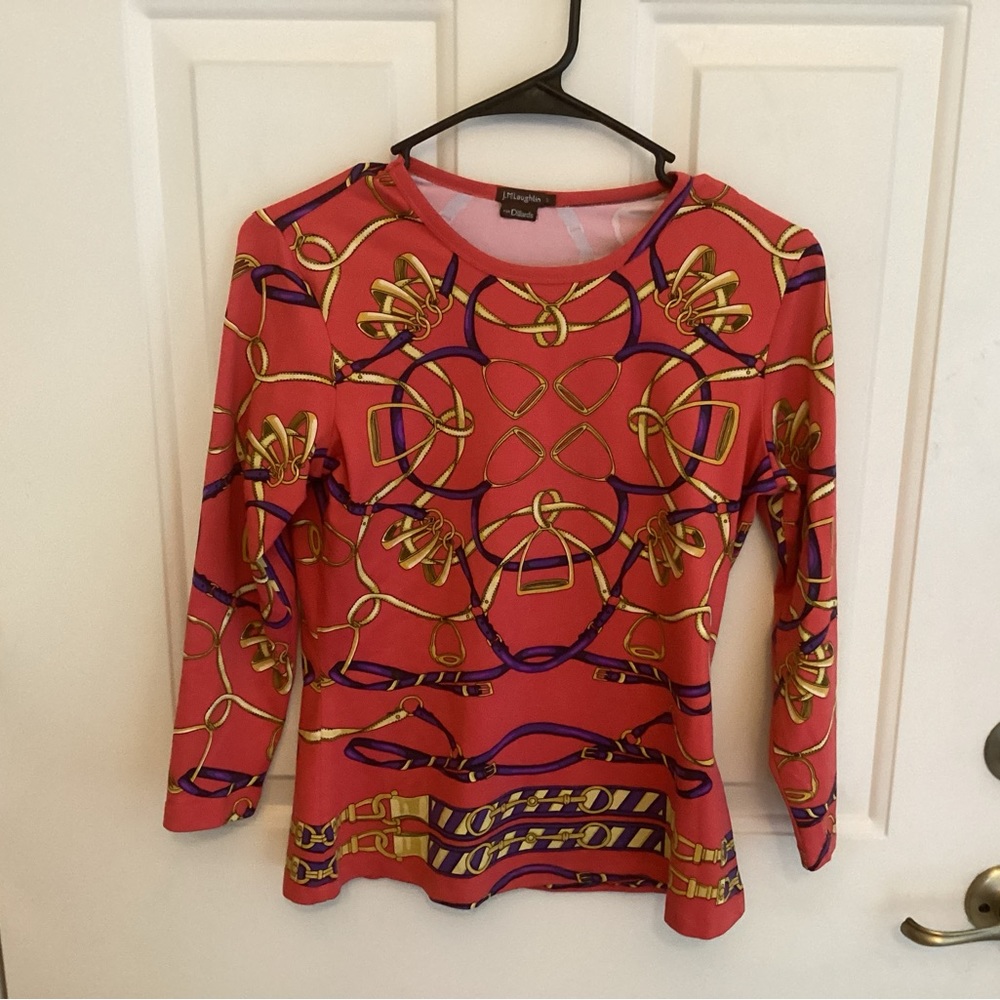 J. McLaughlin for Dillards Equestrian Top